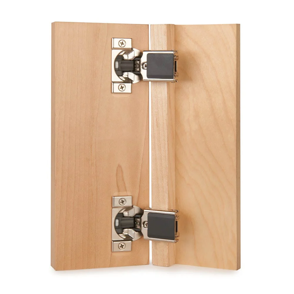 Premium Compact Clip Hinge for Face Frame Cabintes - 1/2" Overlay - 105 Degree with BLUMOTION - 1 Pair - Image 2