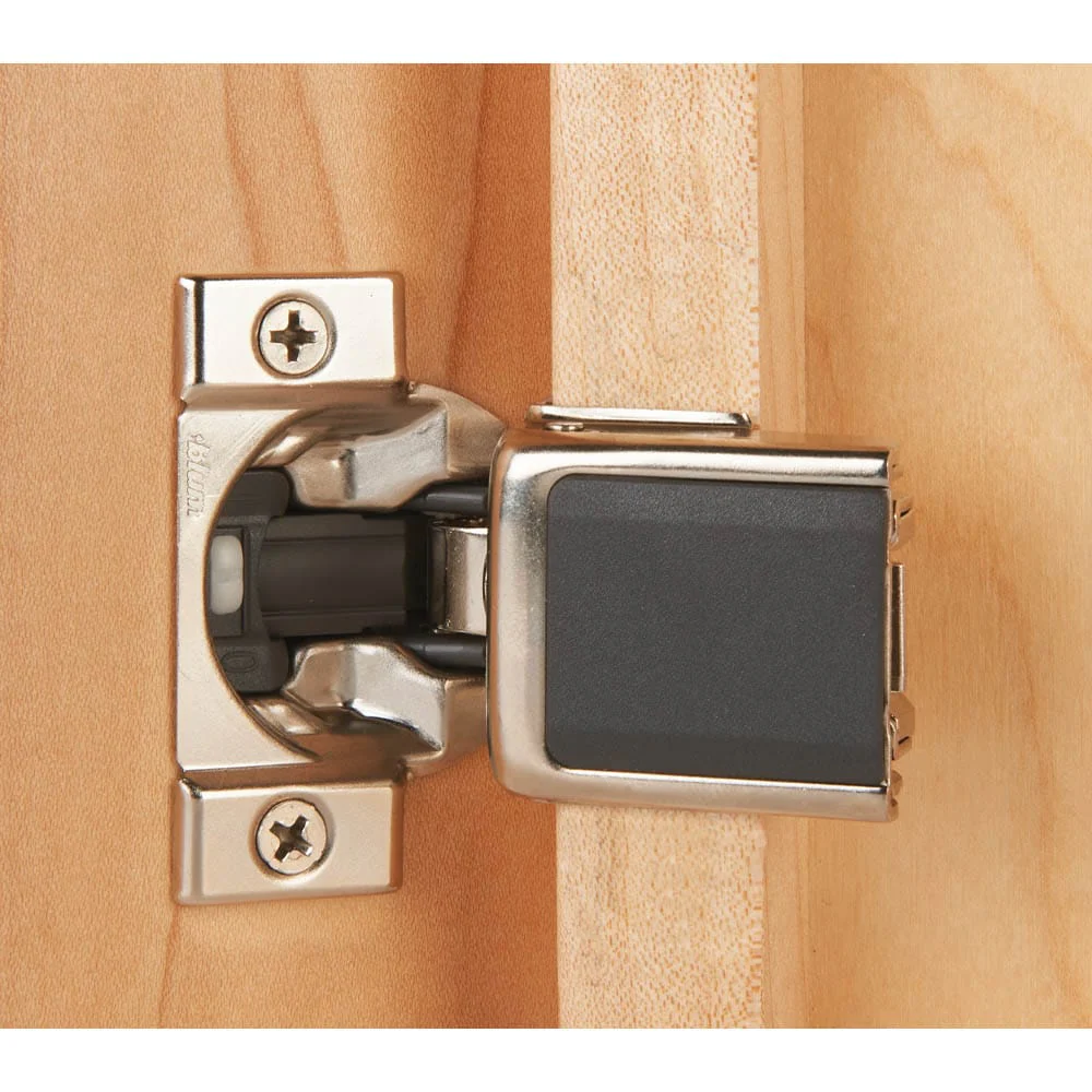 Premium Compact Clip Hinge for Face Frame Cabinets - 1-3/8" Overlay - 110 Degree with BLUMOTION - 1 Pair - Image 3