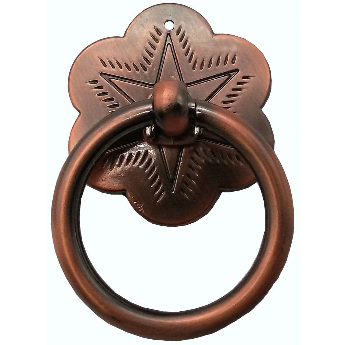 Ring Star Pull Satin Copper Oxide
