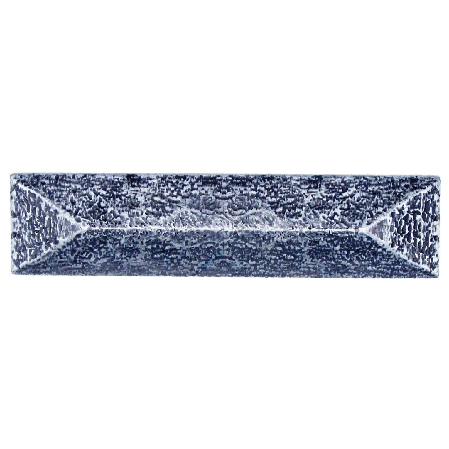 Rustic Pyramid Pull 3" Center Pewter Oxide