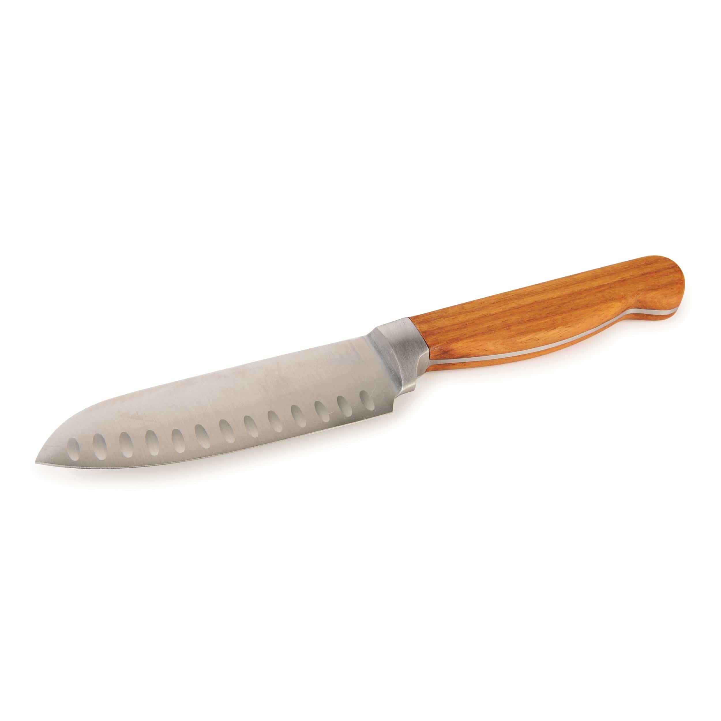 Santoku Knife for Mincing Slicing and Dicing Vegetables - 10-3/4" - 4116 Stainless Steel - Unfinished Kit - Image 2