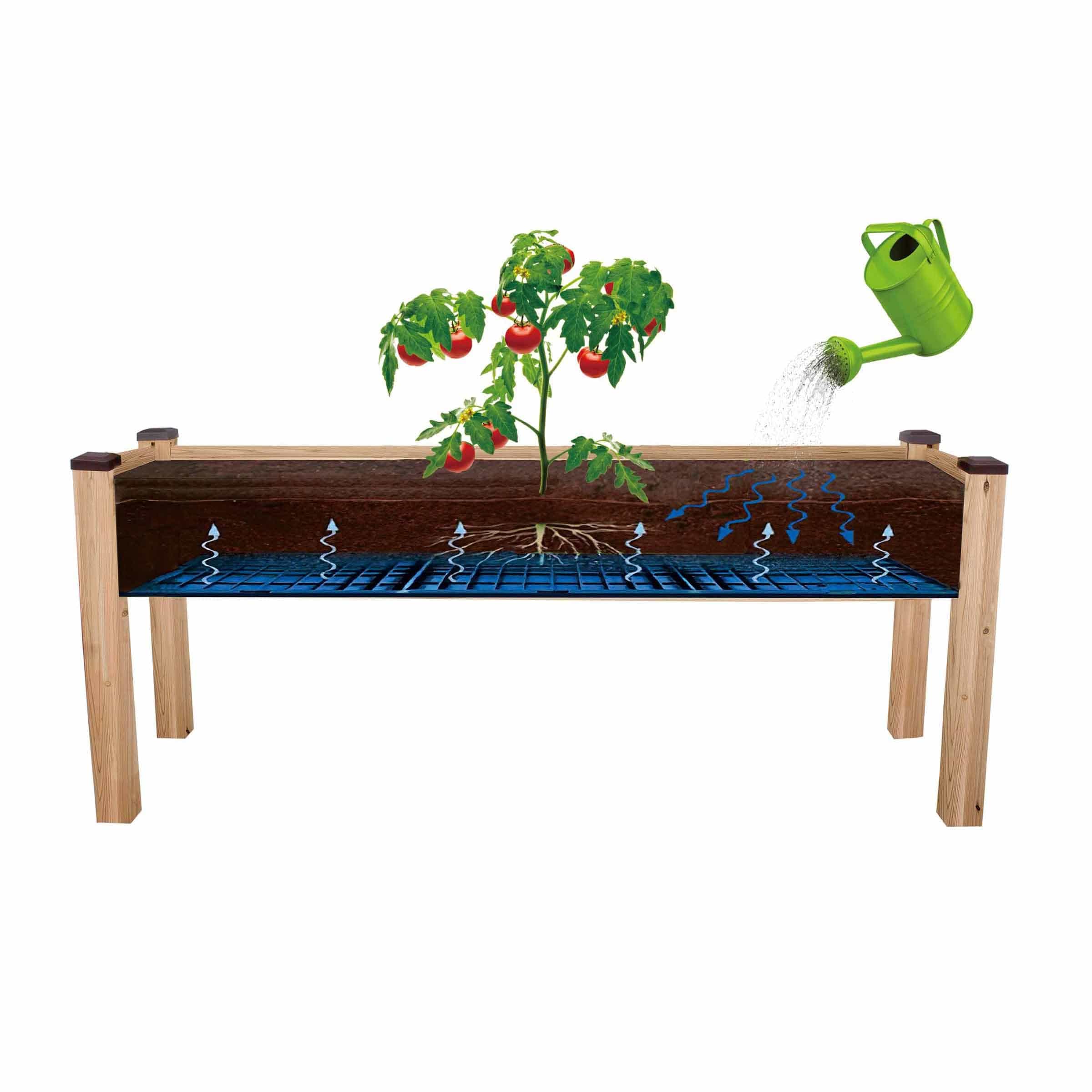 Elevated Cedar Planter 23" X 72" X 30"H - Image 2