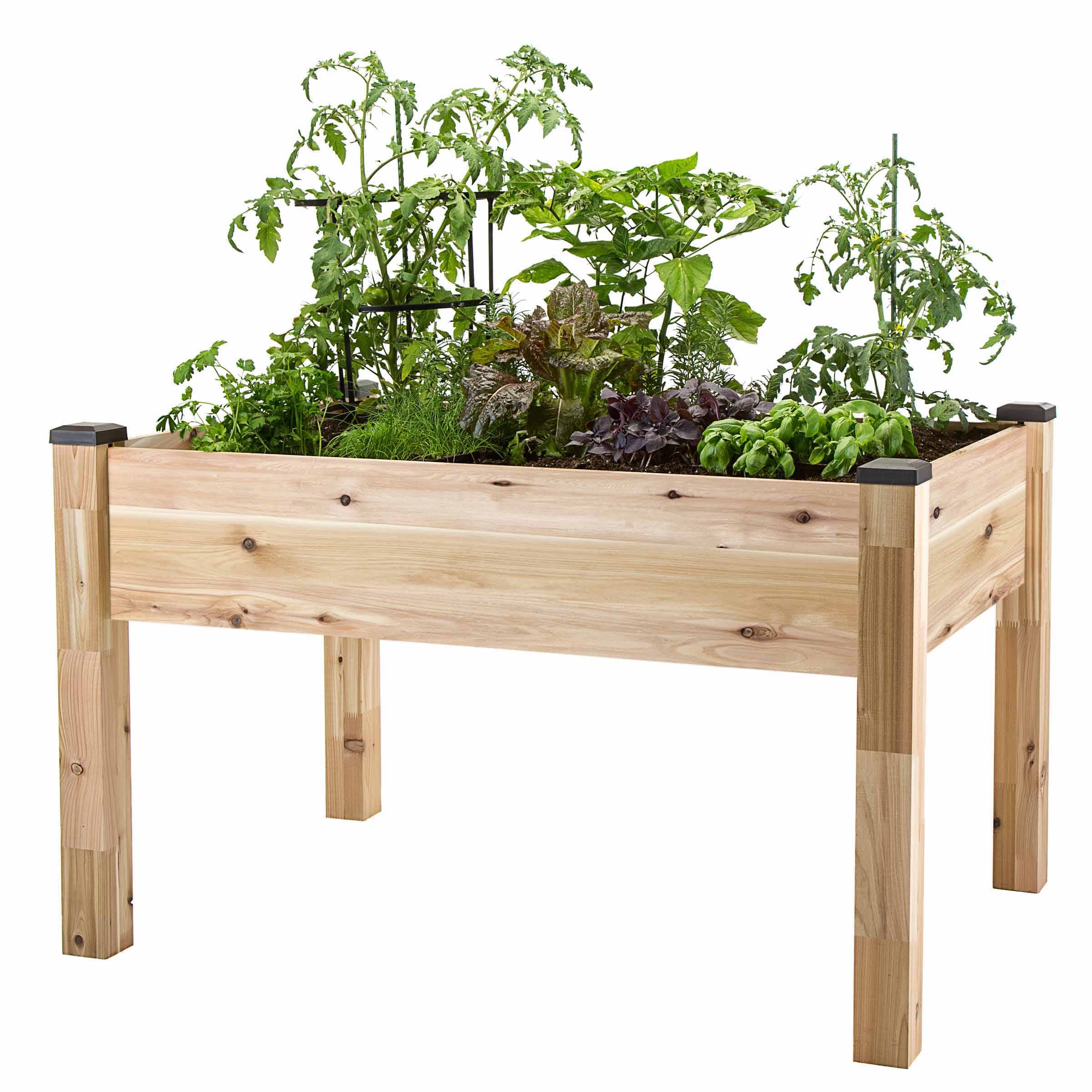 Elevated Cedar Planter 34" X 49" X 30"H - Image 4