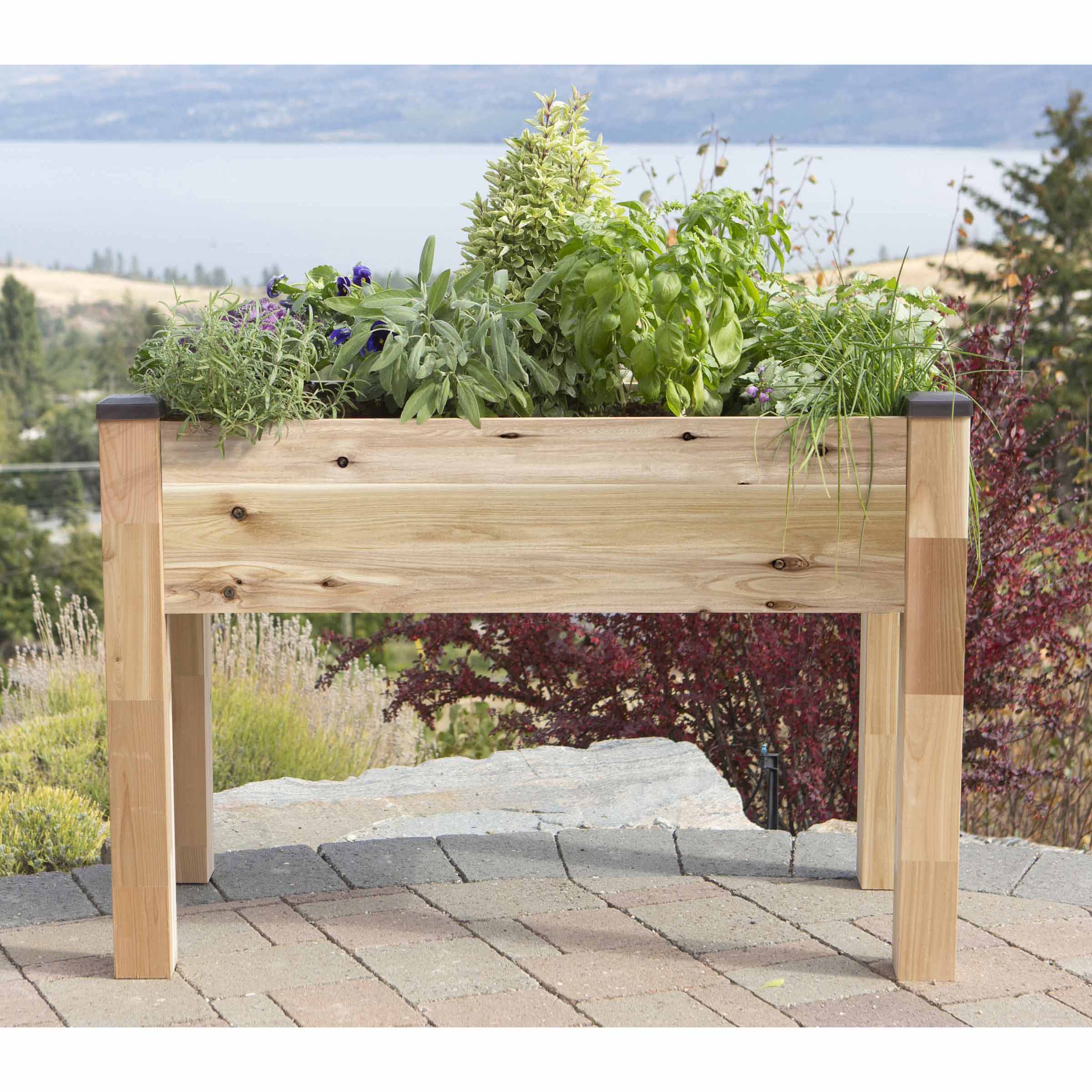 Elevated Cedar Planter 34" X 49" X 30"H - Image 5