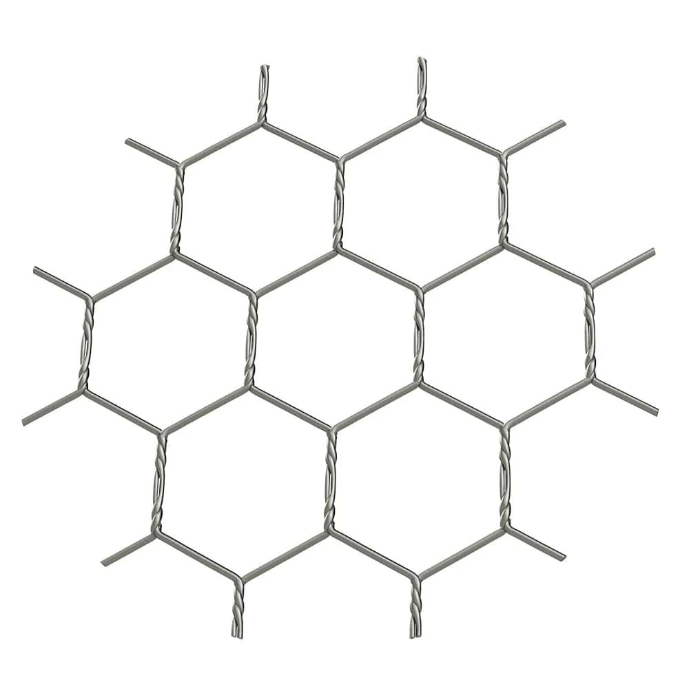 .5" Chicken Wire Decorative Grille - Antique Pewter, 17" W x 48" L Sheet