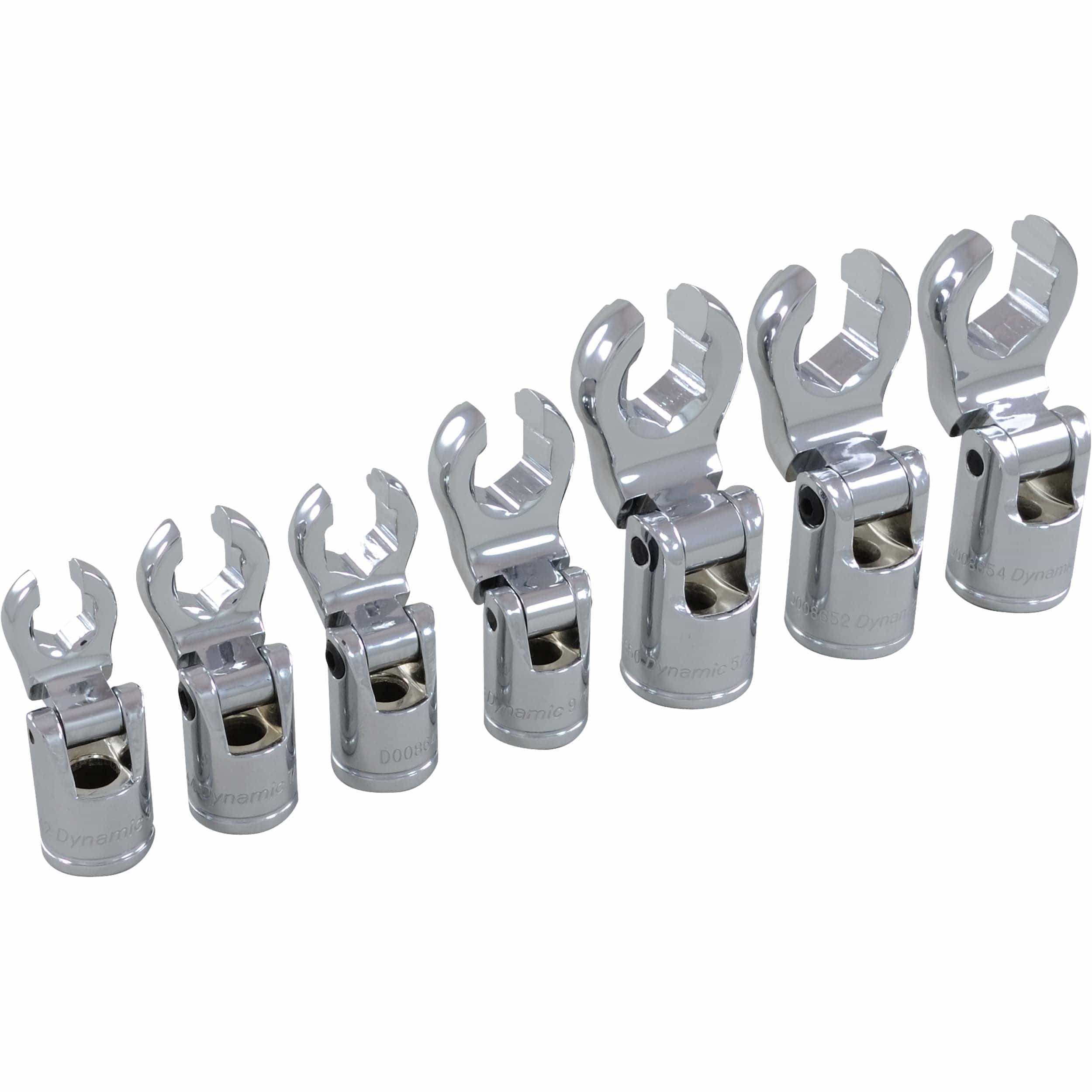3/8" Drive 7pc SAE Flare Nut Socket Set, 3/8" - 3/4"