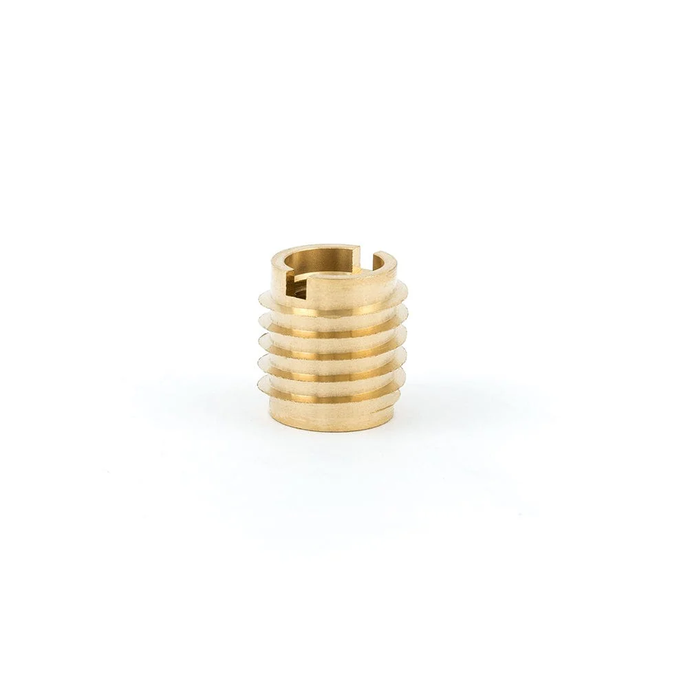 E-Z Knife Threaded Insert for Hard Wood - Brass - M6-1.0 - 10 Pack