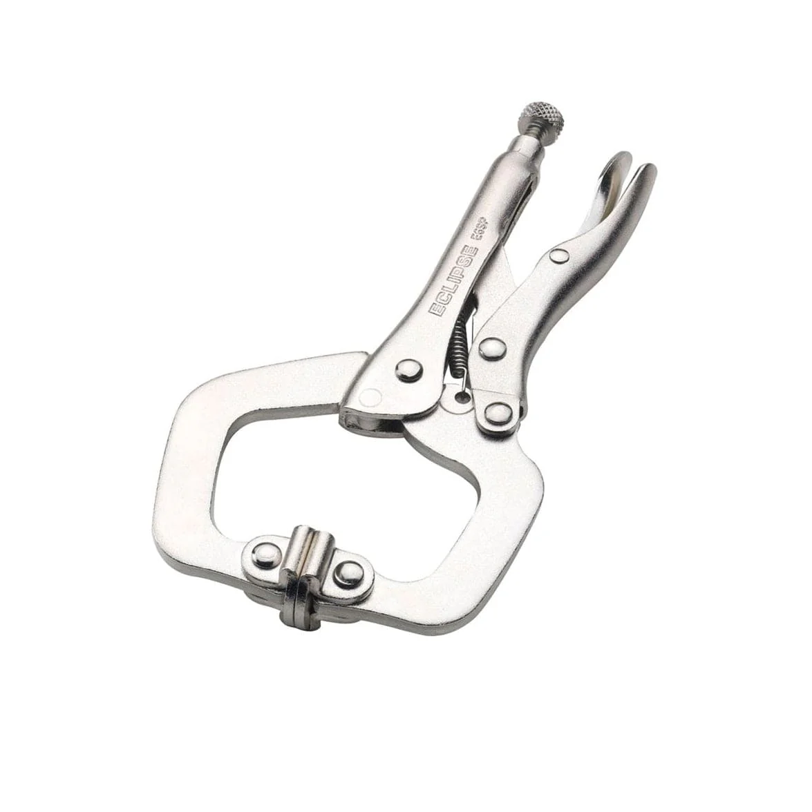 11" Locking C-Clamp with Swivel Pads 3.1" Capacity