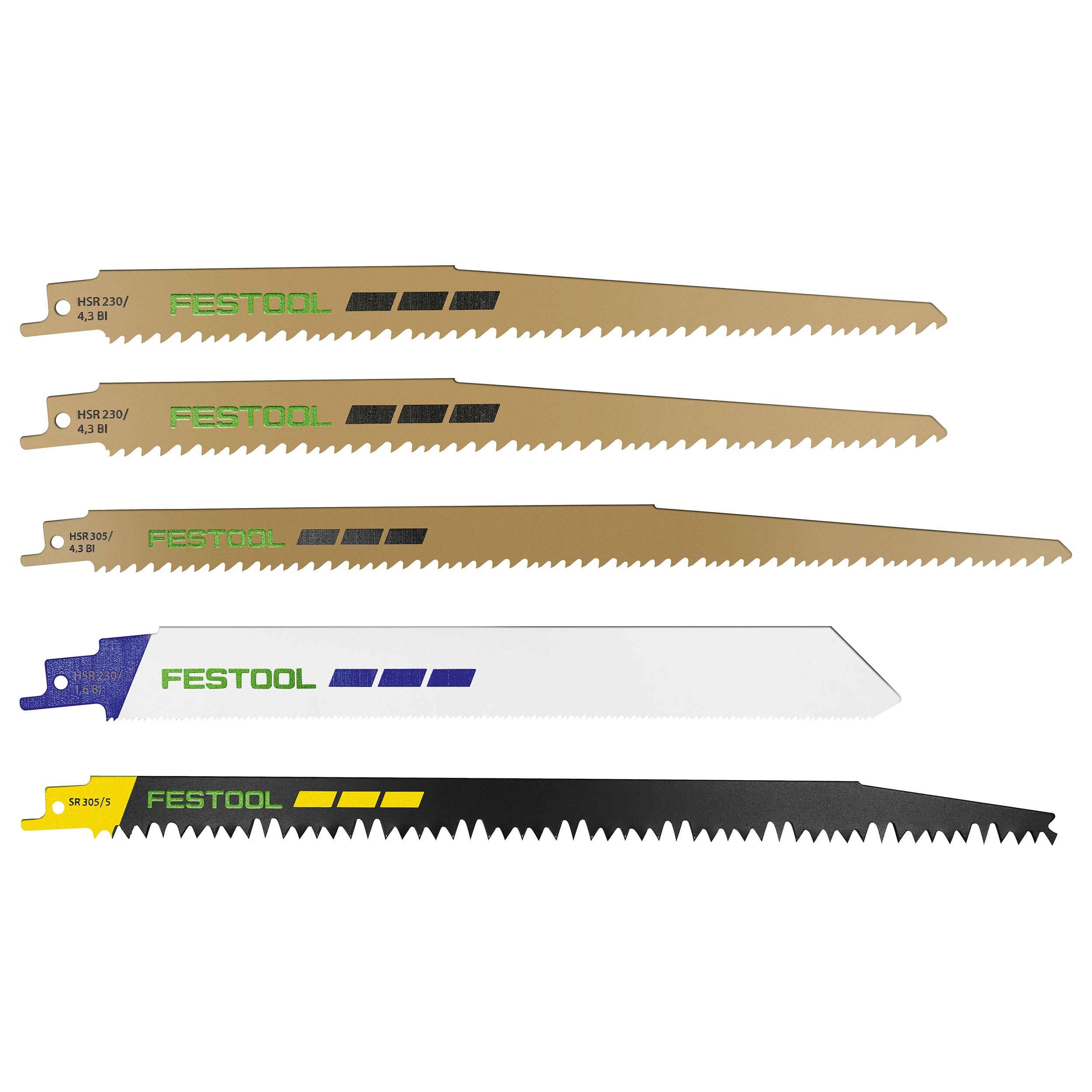 RS-Sort/5 Reciprocating Saw Blade Set – 5 Pack