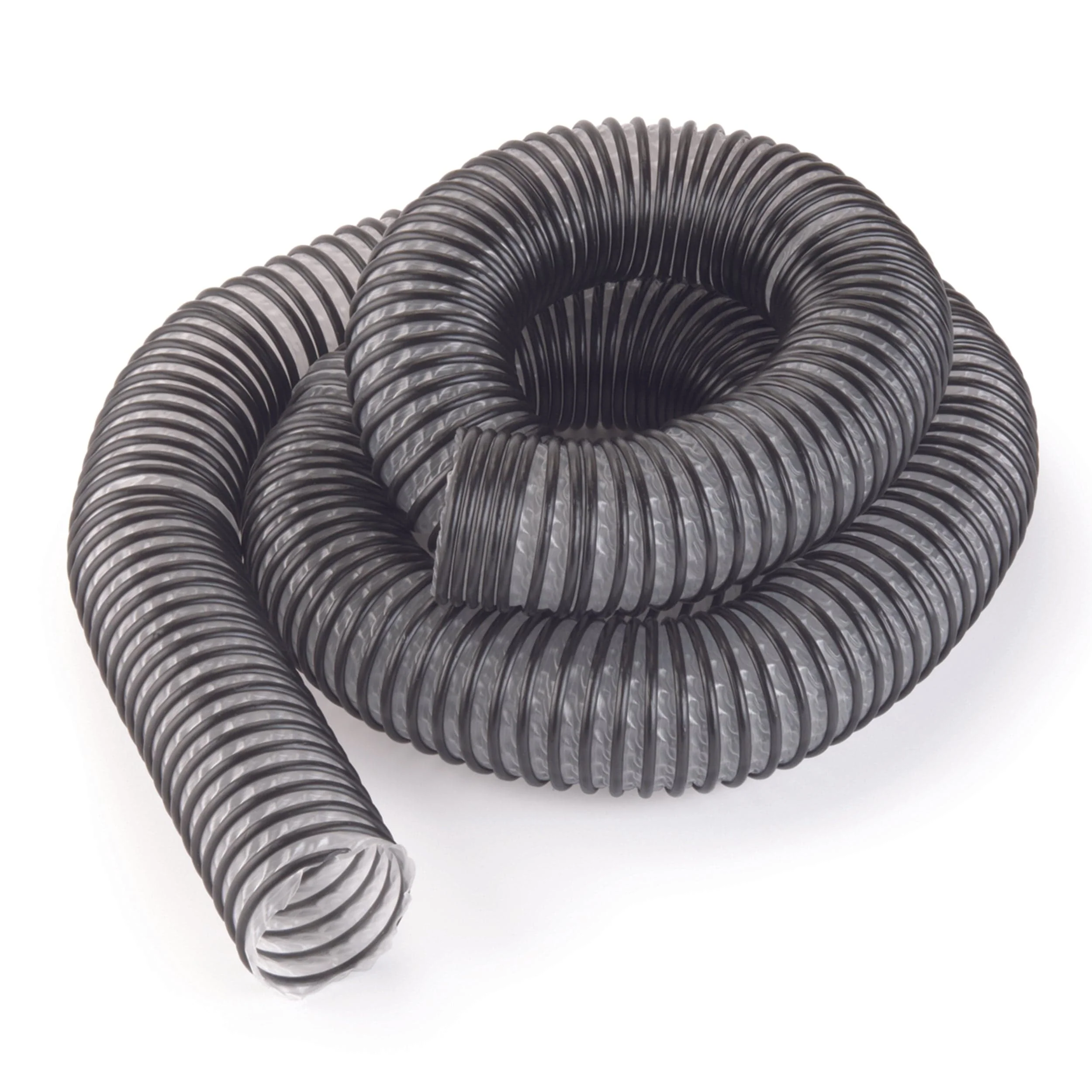 Light-Duty Dust Collection Hose - 4" x 10' - Semi-Clear