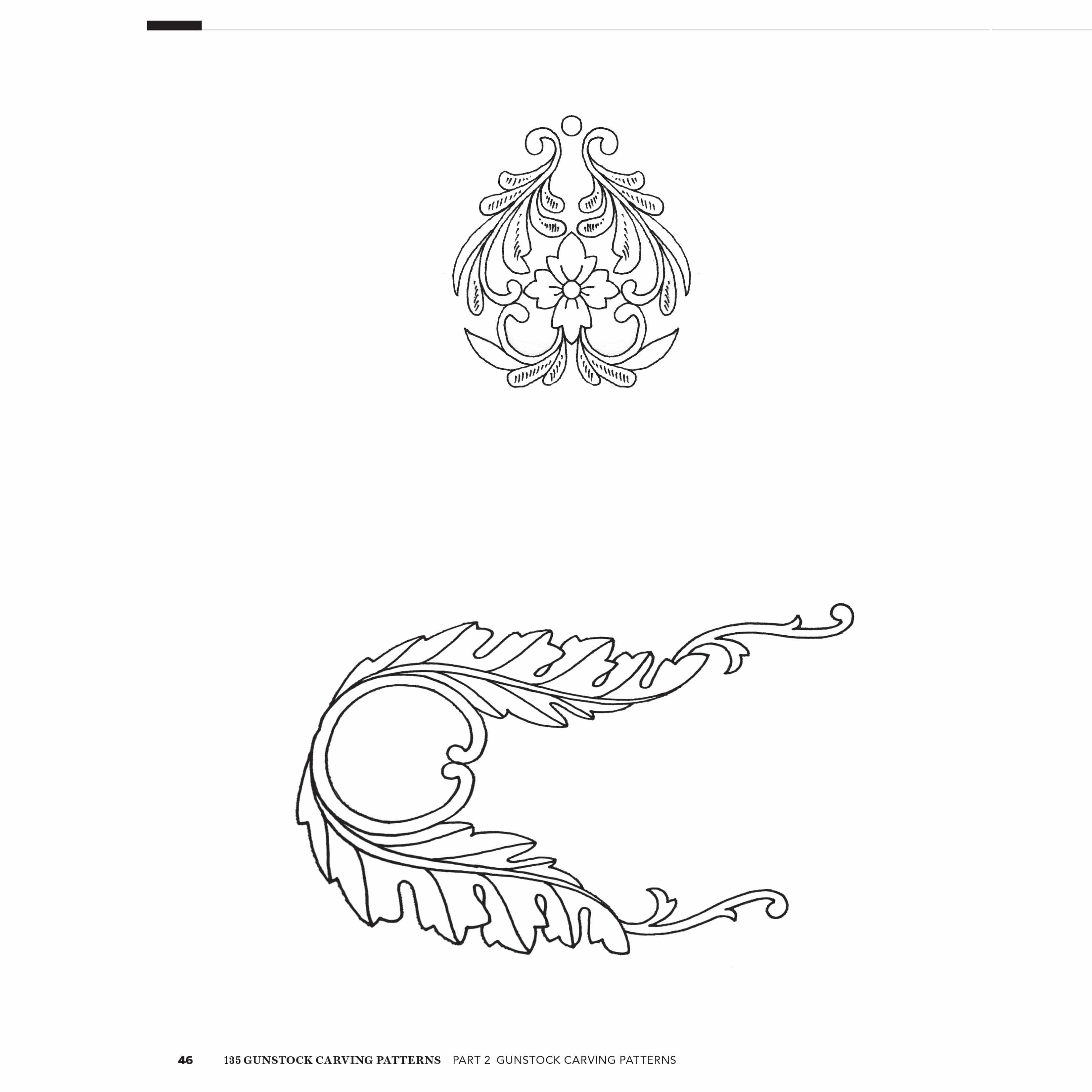135 Gunstock Carving Patterns - Image 6