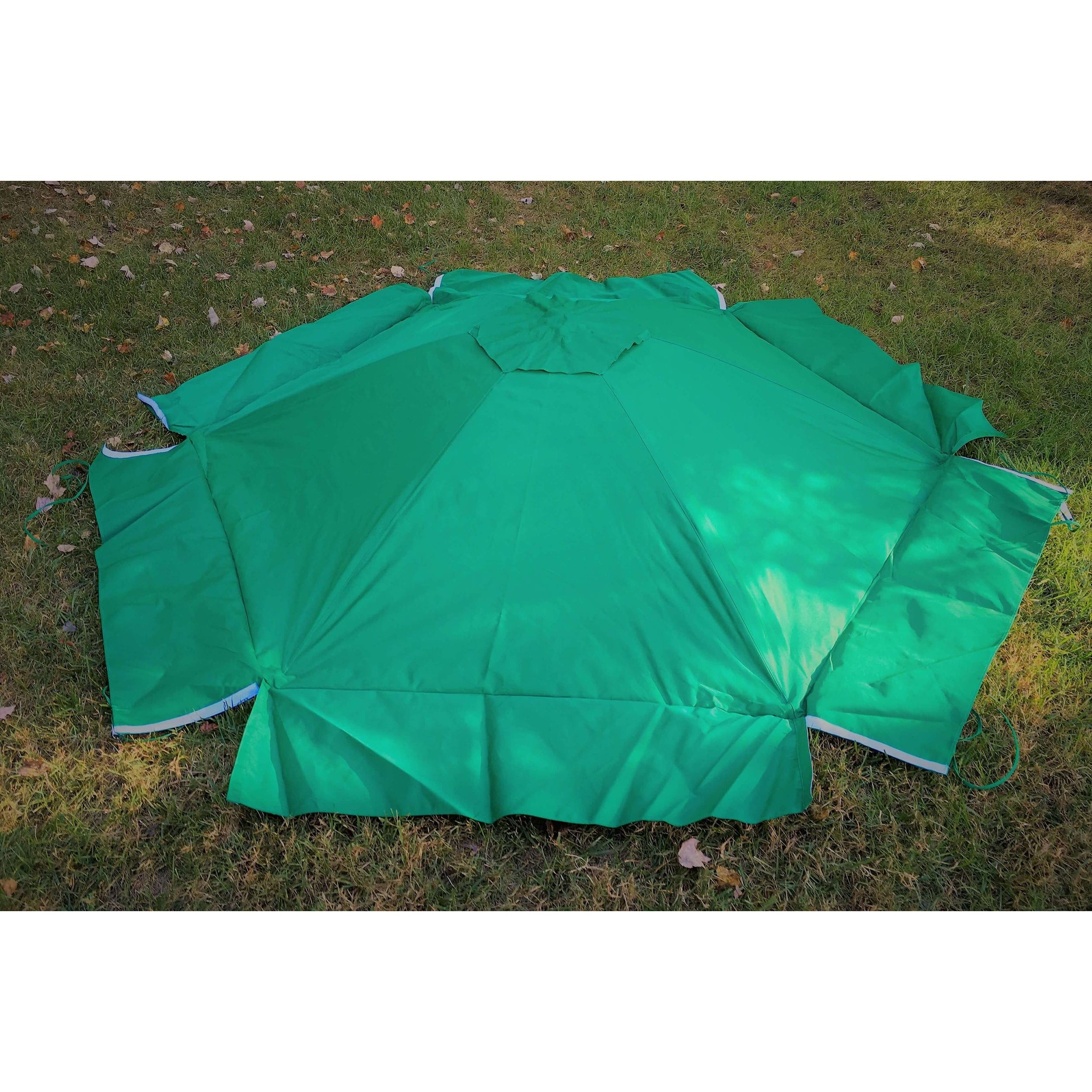 Classic Sienna 7' x  8' x 11" Composite Hexagon Sandbox Kit with Telescoping Canopy/Cover - 2" profile - Image 7