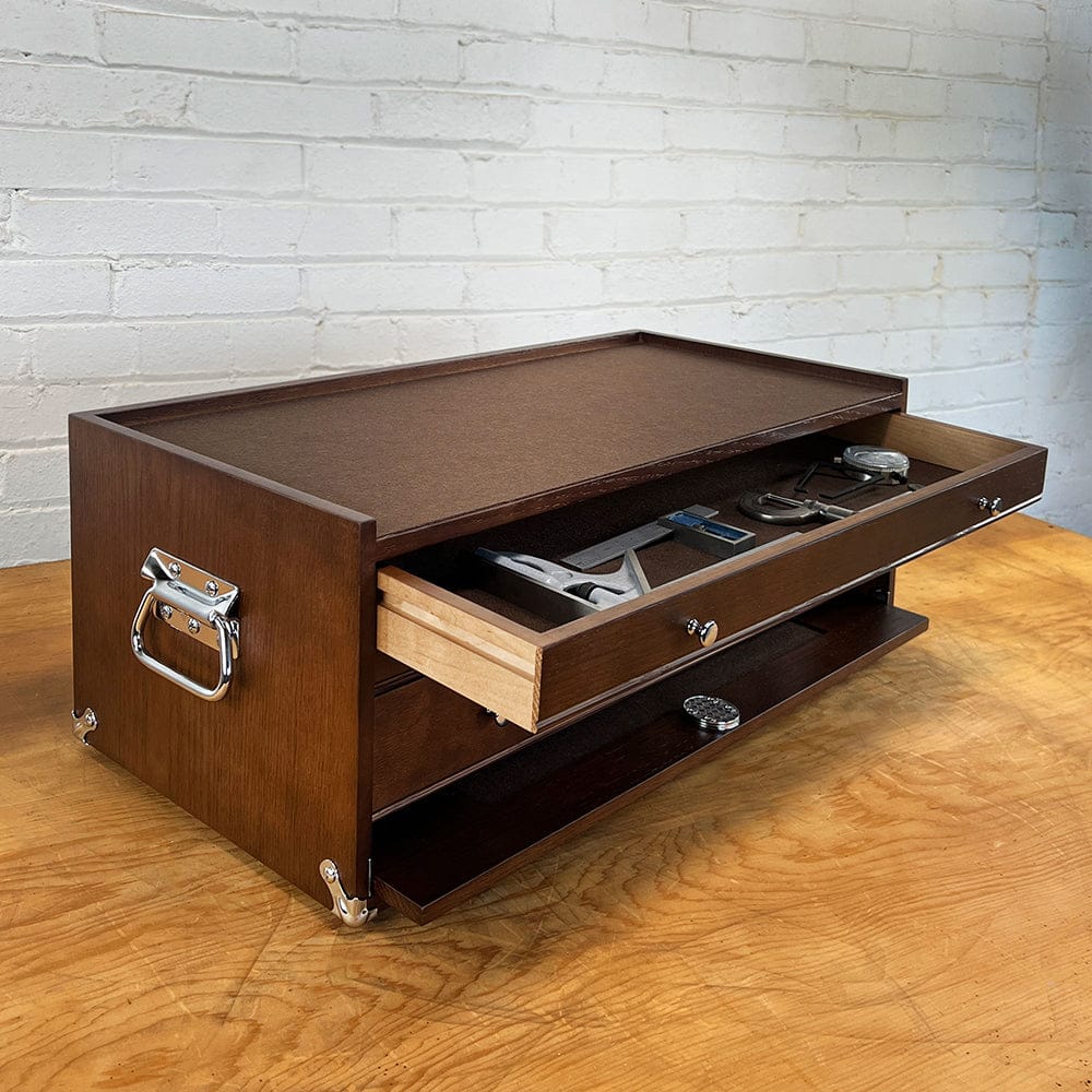 3-Drawer Mid-Base - Dark Oak - Image 3