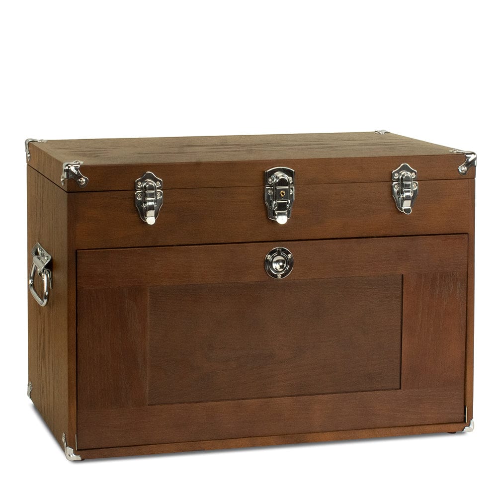 T24-D 11-Drawer Top Chest- Dark Oak - Image 2