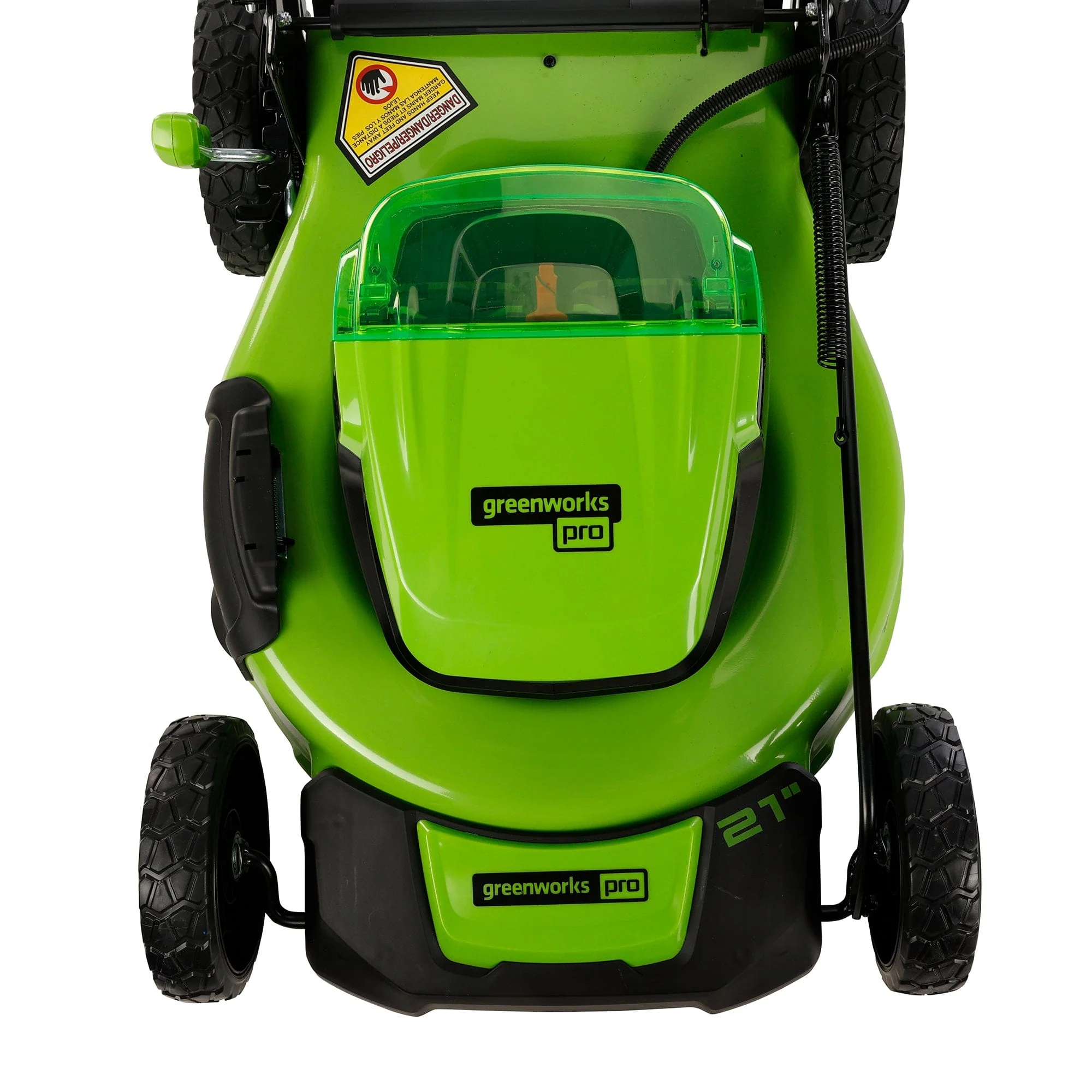 21" Push Mower, Dual Battery Ports with 4.0 Ah Battery and 4A Rapid Charger - Image 3