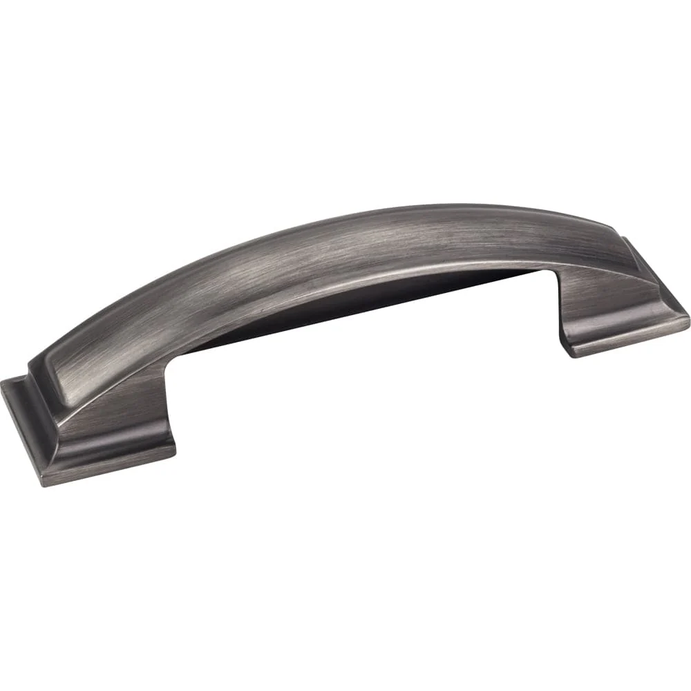 Annadale Pillow Top Cup Pull, 96 mm C/C, Brushed Pewter - Image 2