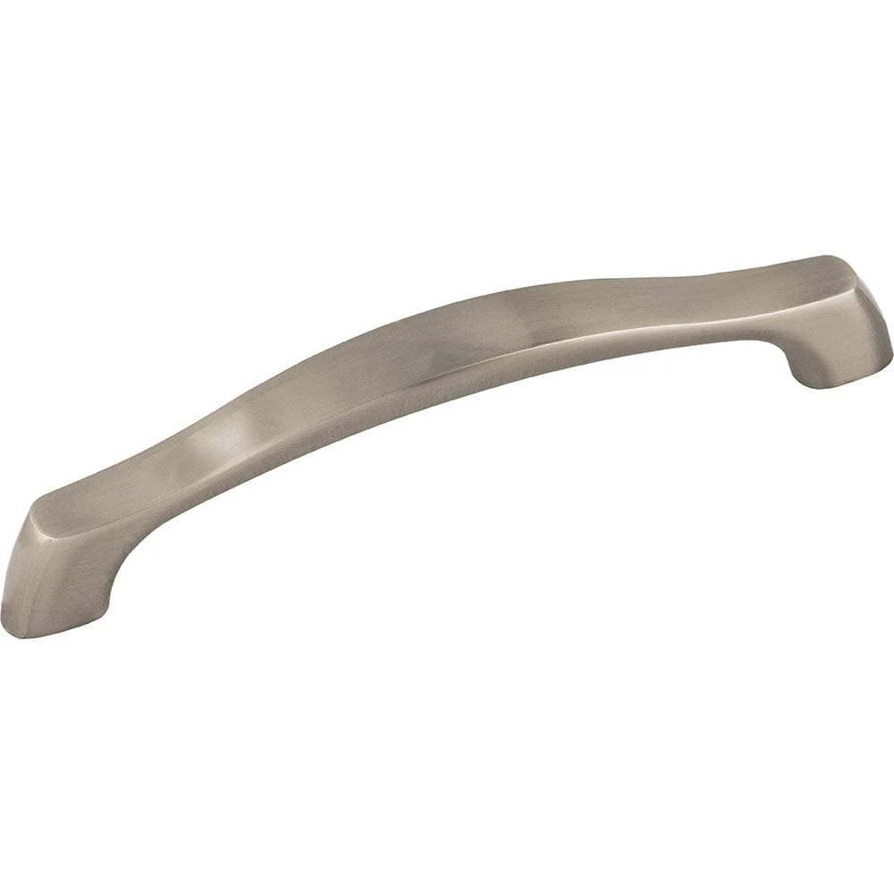 Cabinet Pull, 128mm C/C, 6-1/8" O.L.,  Satin Nickel