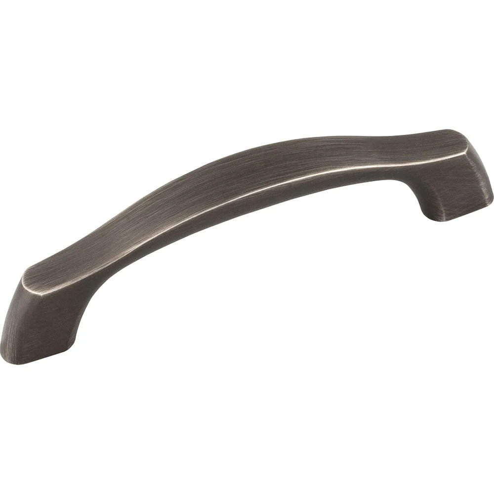 Cabinet pull 96 mm C/C, 13/16" O.L.,    Brushed Pewter - Image 2
