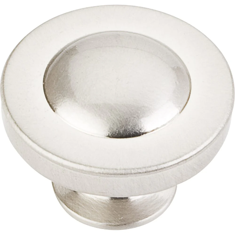 Cordova Knob, 1-1/4" Dia.,  Satin Nickel - Image 2
