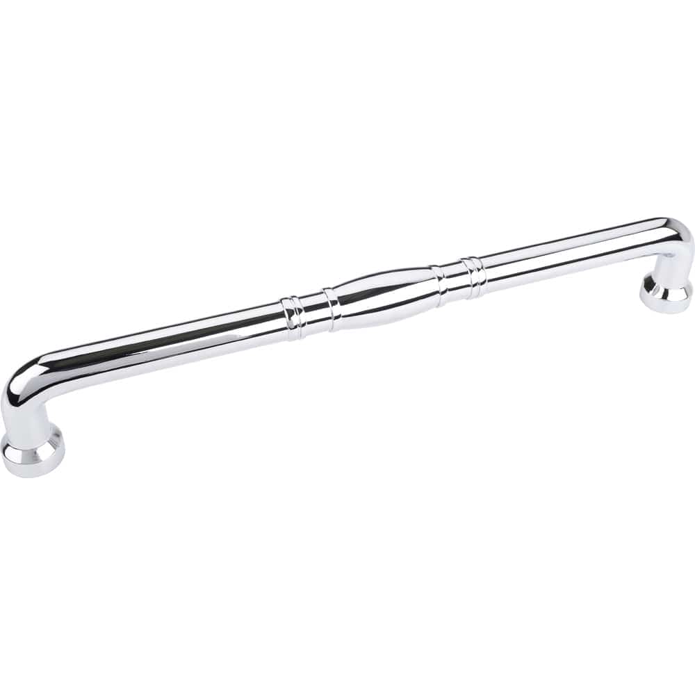 Durham Appliance Handle, 12" C/C, Polished Chrome