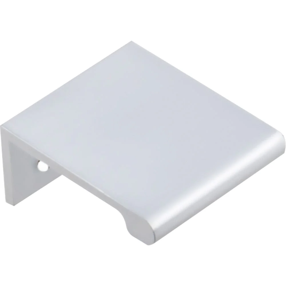 Edgefield Tab Pull, 16 mm C/C, Brushed Chrome
