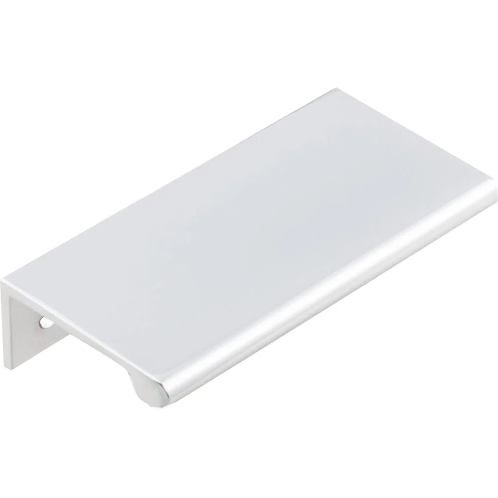 Edgefield Tab Pull, 60 mm C/C, Brushed Chrome