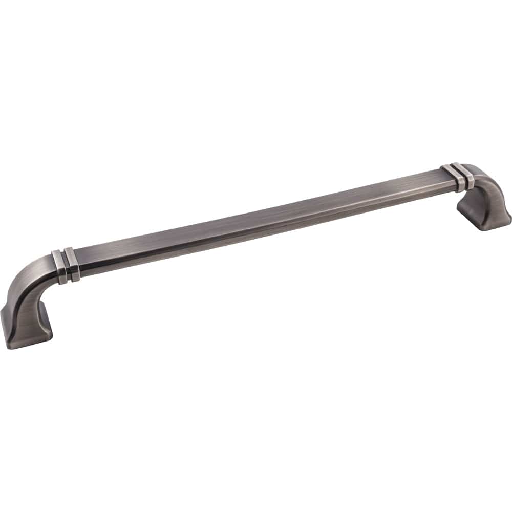 Ella Appliance Handle, 12" C/C, Brushed Pewter