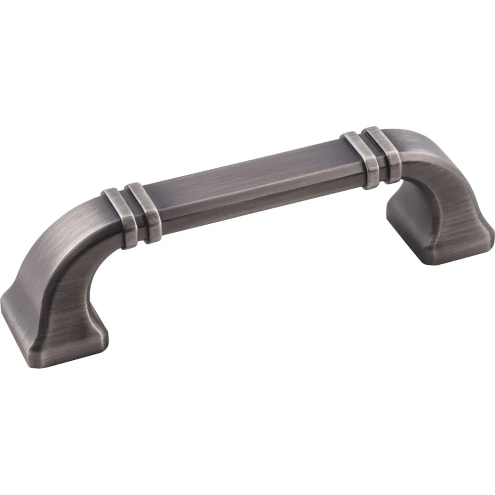 Ella Pull, 96 mm C/C, Brushed Pewter
