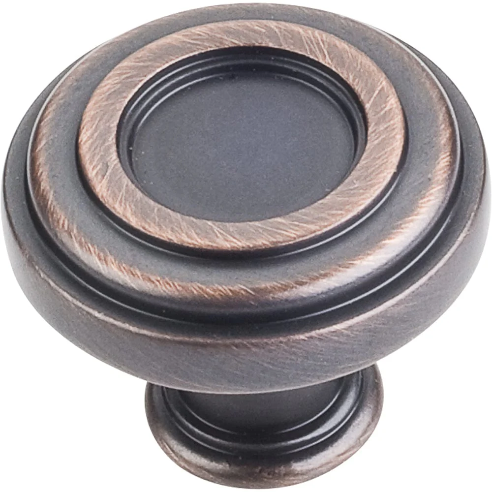 Lafayette Knob, 1-3/8" Dia.,  Brushed Oil Rubbed Bronze - Image 2