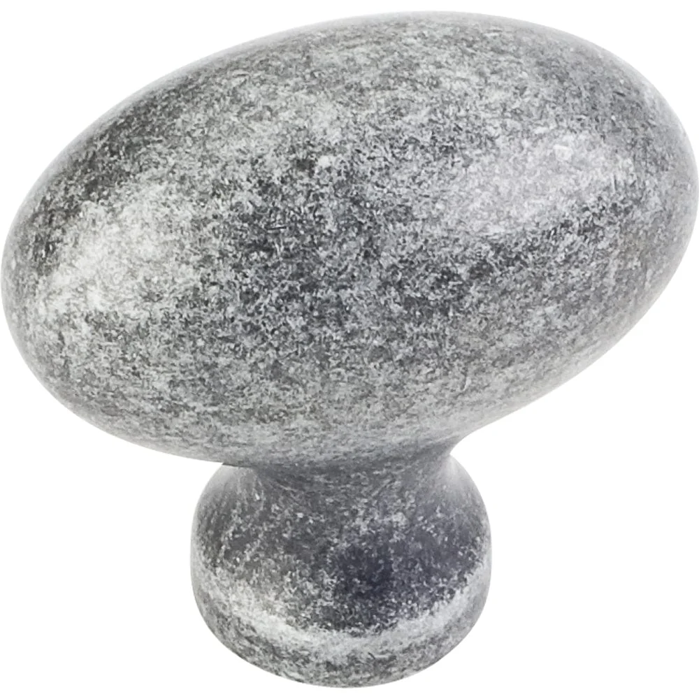 Lyon Knob, 1-9/16" O.L., Distressed Antique Silver