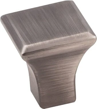 Marlo Small Knob, 7/8" O.L., Brushed Pewter - Image 2