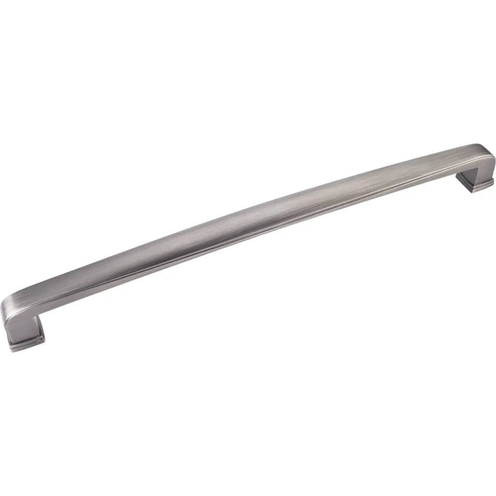 Milan 1 Appliance Handle, 12" C/C, Brushed Pewter - Image 2