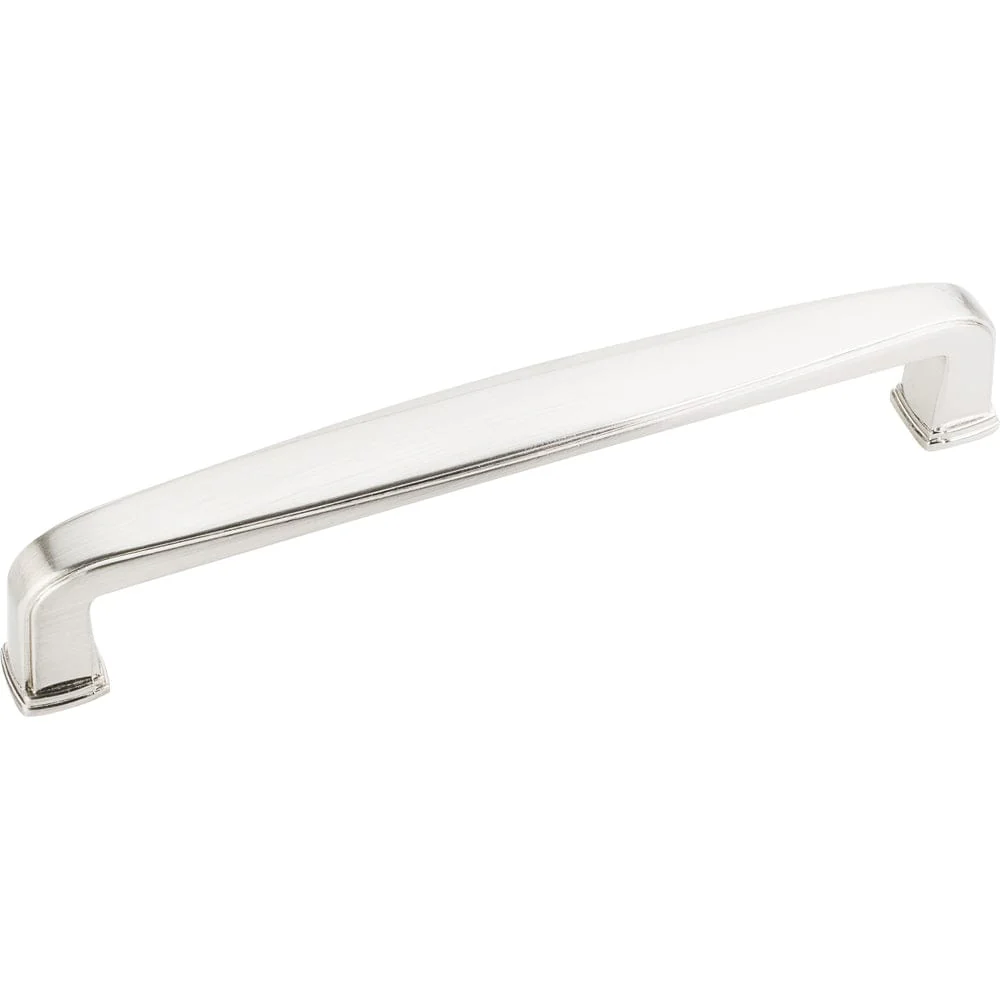 Milan 1 Plain Square Pull, 128 mm C/C, Satin Nickel - Image 2