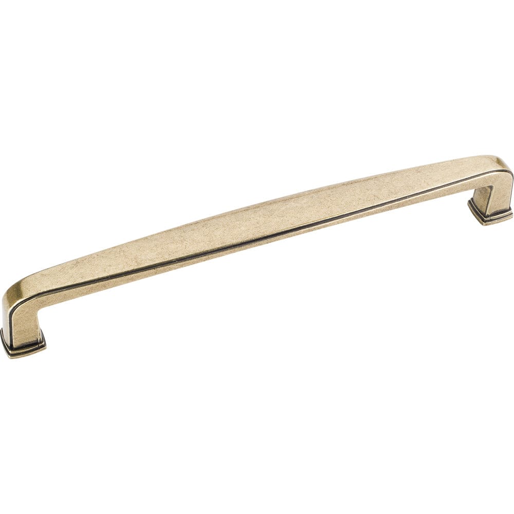 Milan 1 Plain Square Pull, 160 mm C/C,  Distressed Antique Brass - Image 2