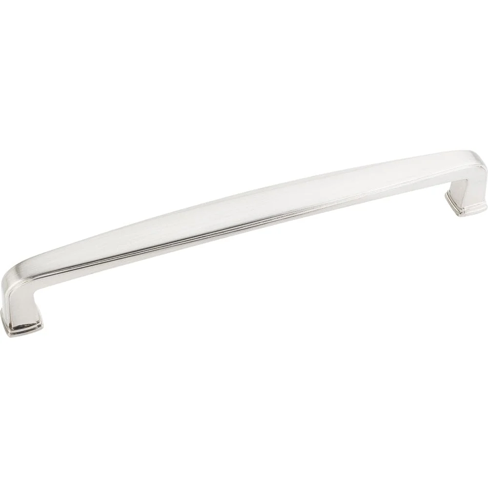 Milan 1 Plain Square Pull, 160 mm C/C, Satin Nickel