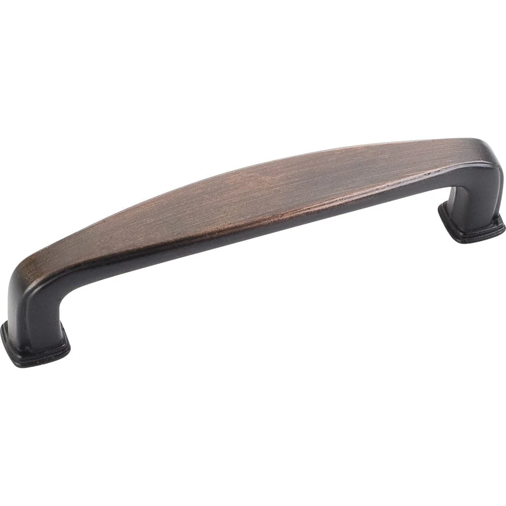 Milan 1 Plain Square Pull, 96 mm C/C, Brushed Oil Rubbed Bronze