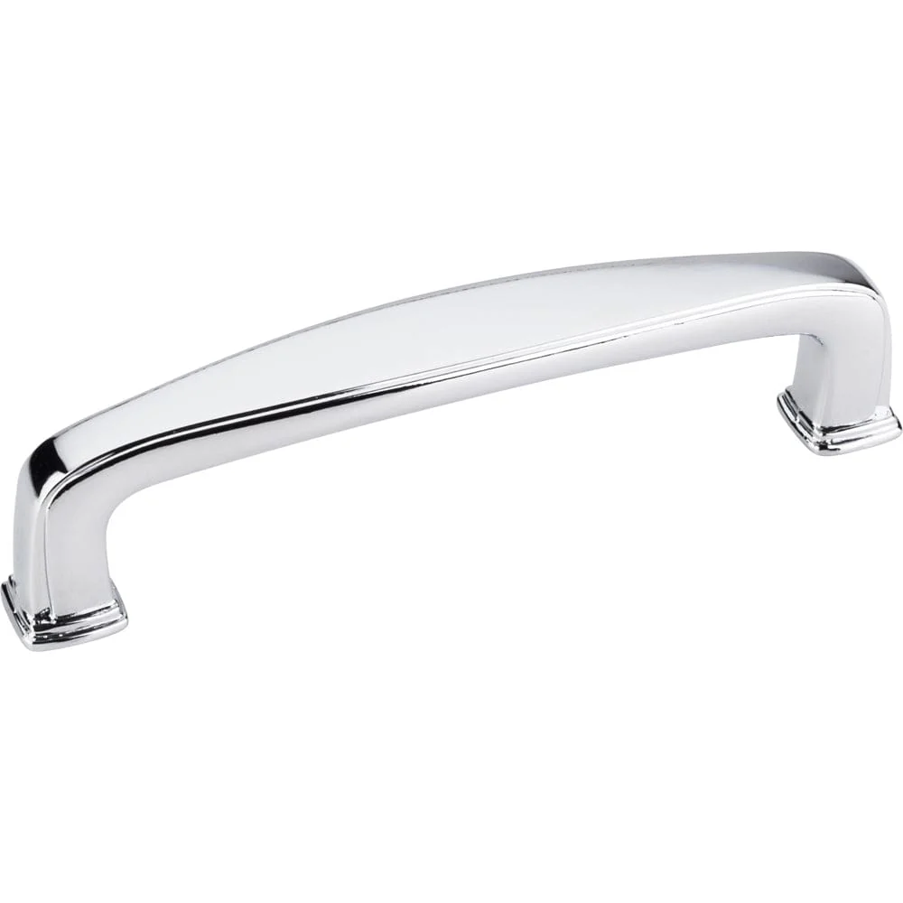 Milan 1 Plain Square Pull, 96 mm C/C, Polished Chrome - Image 2