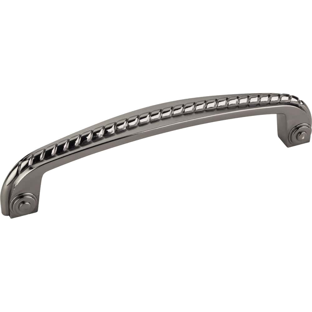 Rhodes Pull, 128 mm C/C, Brushed Black Nickel