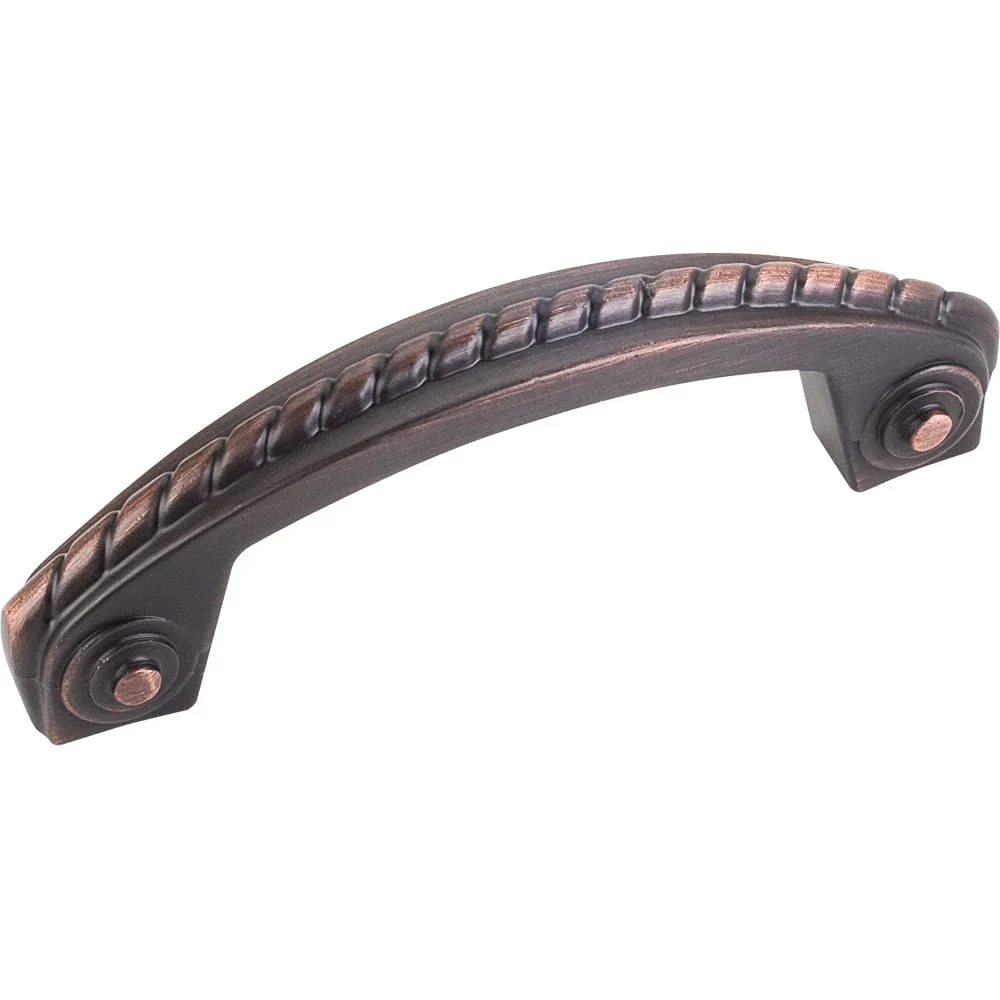Rhodes Pull, 3" C/C, Brushed Oil Rubbed Bronze