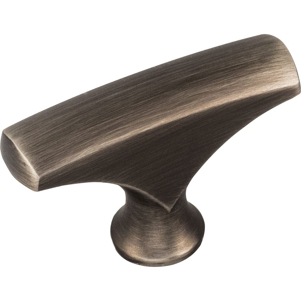 Zinc Die Cast Cabinet Knob, 1-5/8" Diameter  Brushed Pewter - Image 2