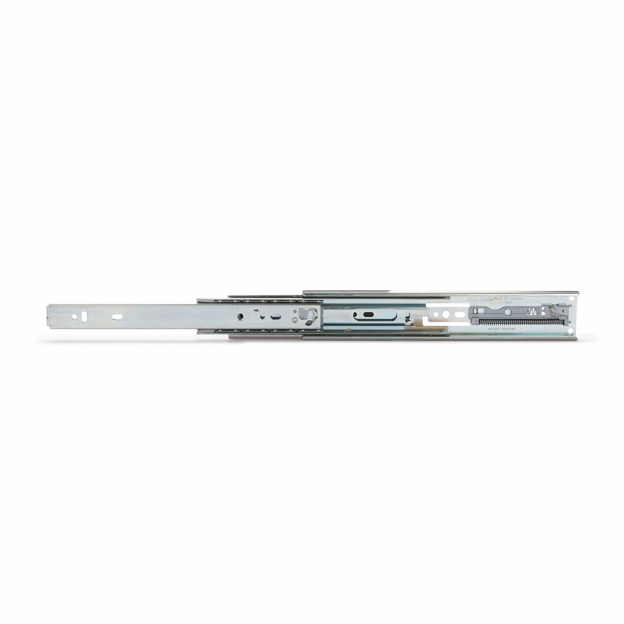 Push-to-Open Full Extension Side Mount Drawer Slide - Model 3M89 - Pair - Image 10