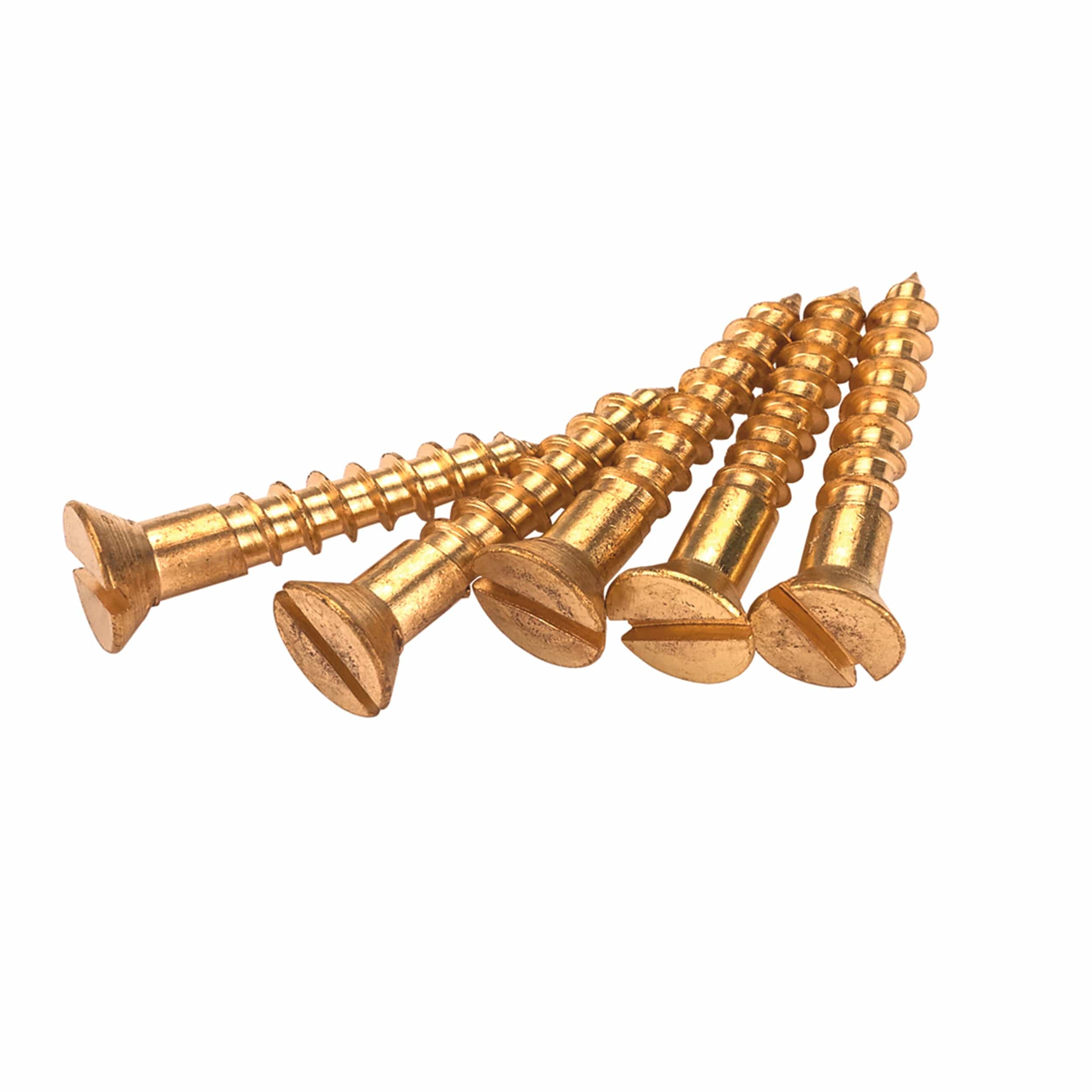 Solid Brass Screws - Flat Head - 25 Piece - Image 9