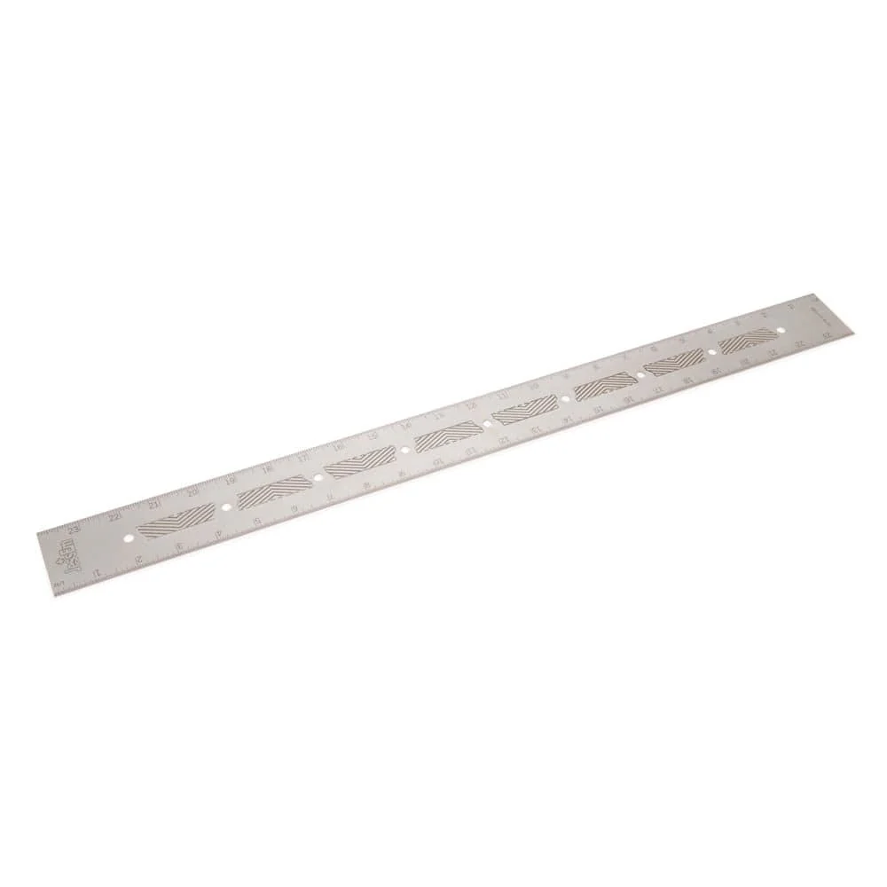 24" Stainless Steel Precision Ruler - Imperial - Image 2