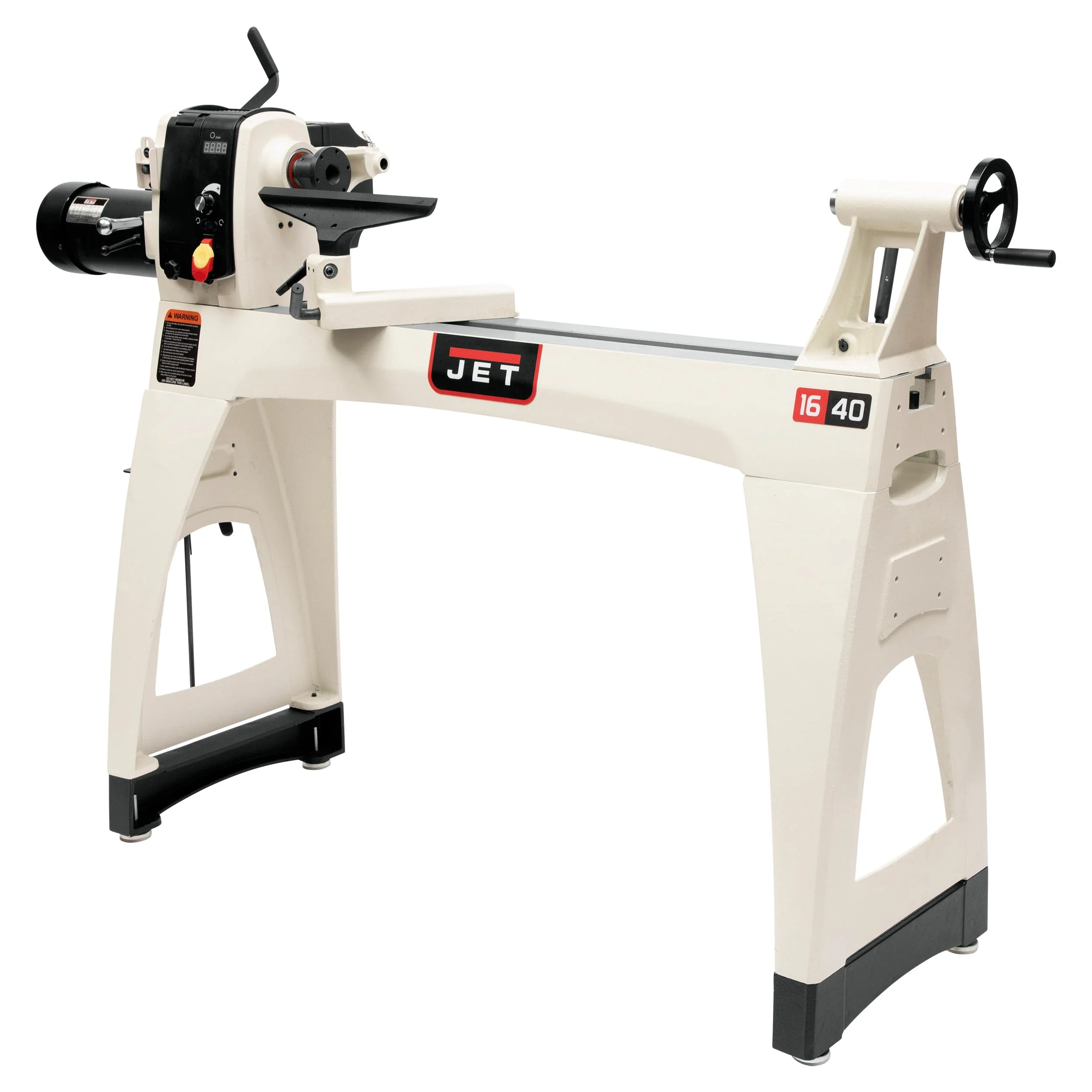 Electronic Variable Speed Wood Lathe - 16" x 40"- 1-1/2 HP - JWL-1640EVS