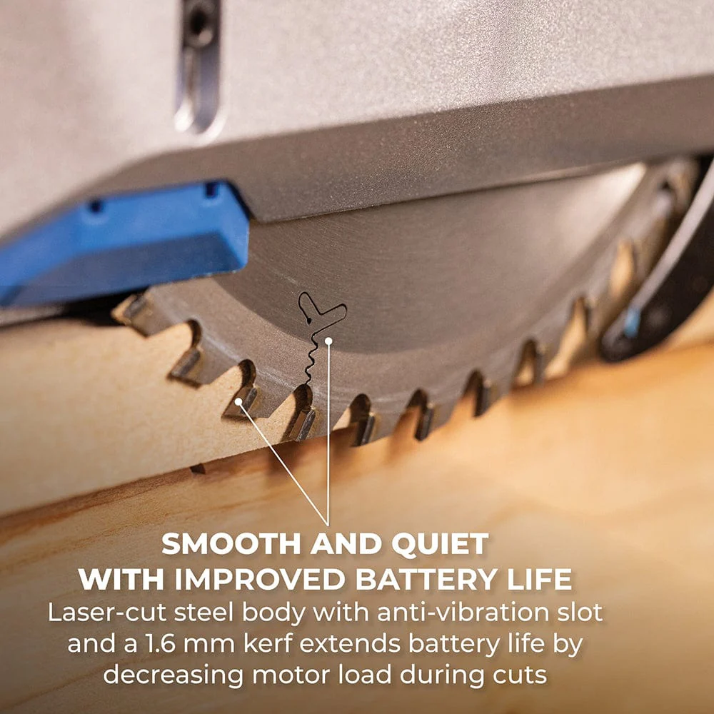 6 1/2" Adaptive Cutting System 40-Tooth Thin Kerf Saw Blade - Image 4