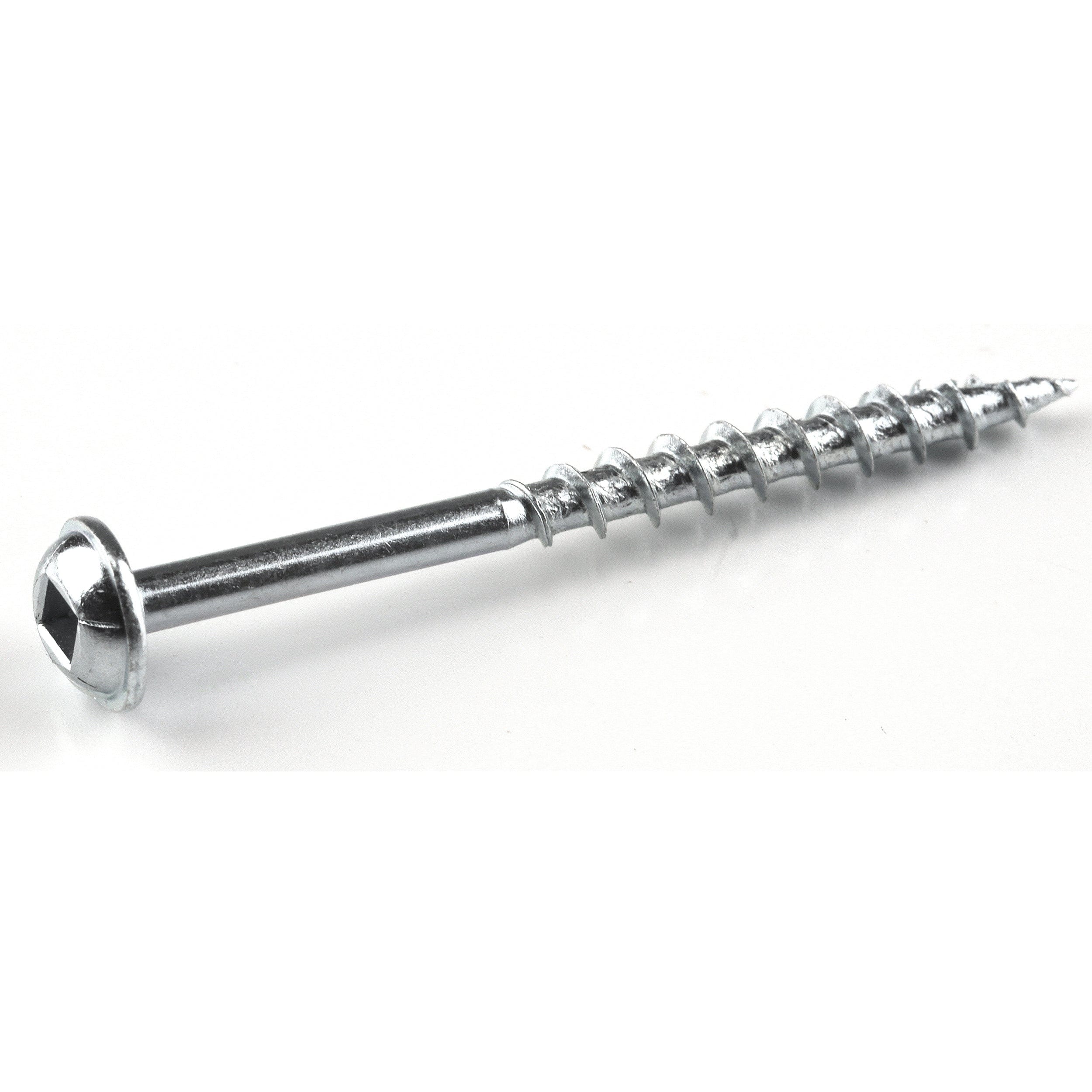Pocket Hole Screw - #8 Coarse - Square Drive - Washer Head - Zinc - Image 34