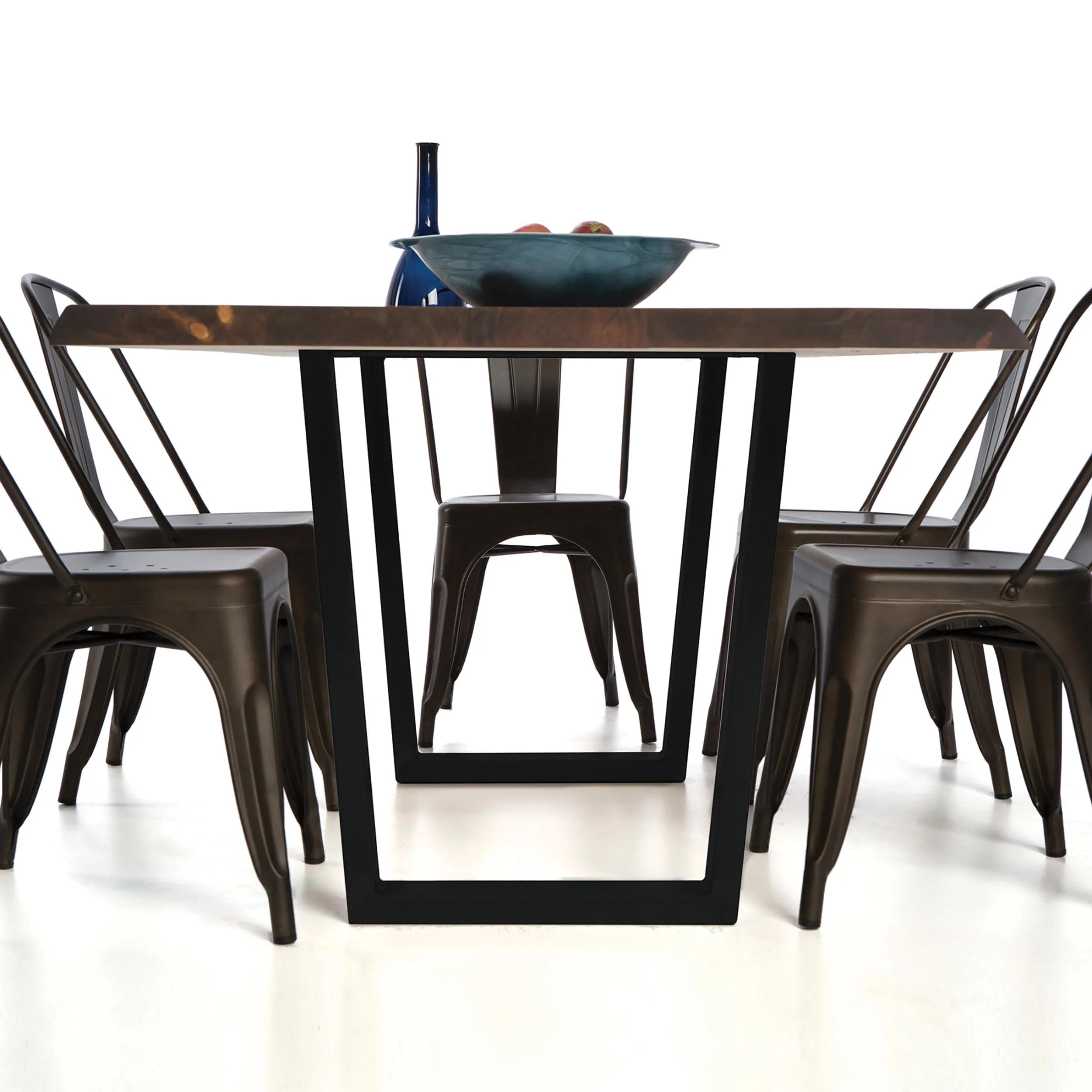 "V" Slab Legs 28" High Black Pair - Image 3