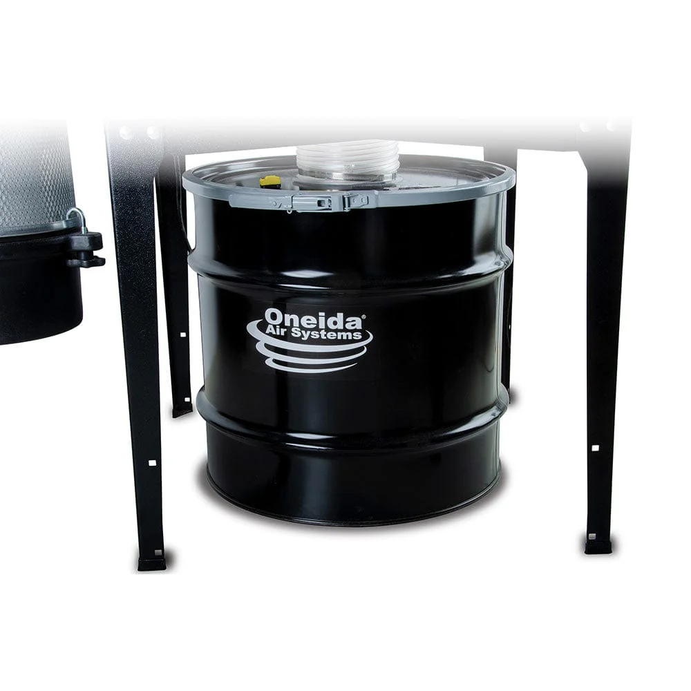 V-System 3000 35-Gallon Cyclone Dust Collector with Stand - HEPA GFM - 3 HP 1 Ph 230V - Image 2