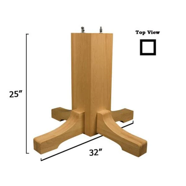 Mission Table Pedestal Base Kit - Image 3