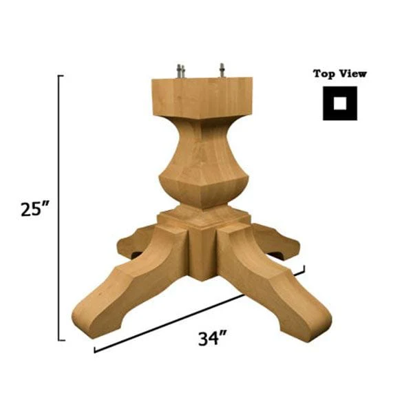 Transitional Table Pedestal Base Kit - Image 3